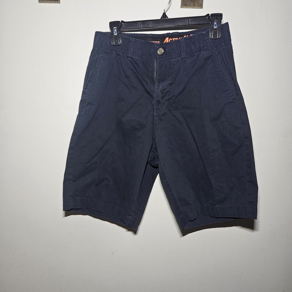 Architect Dark Blue Men's Flat Front Shorts